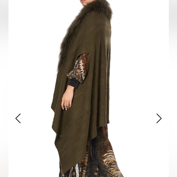 Camila Kakadu Calling Shearling Cape Vest - Picture 8 of 15